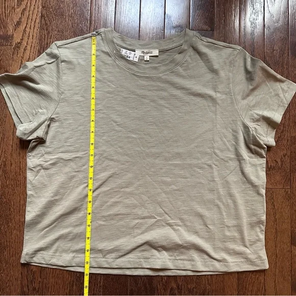 Madewell • NWT • Boxy Softcrop Tee in Sage Green - Picture 9 of 9